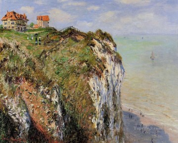  claude - The Cliff at Dieppe Claude Monet